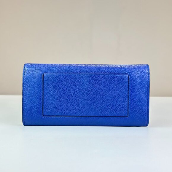 Celine Blue Leather Wallet - Picture 2 of 6